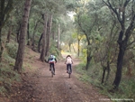 Imagen del Parque Natural Lagunas de Ruidera. Pareja en mountain bike